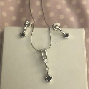 Lia Sophia Necklace and Earring Set